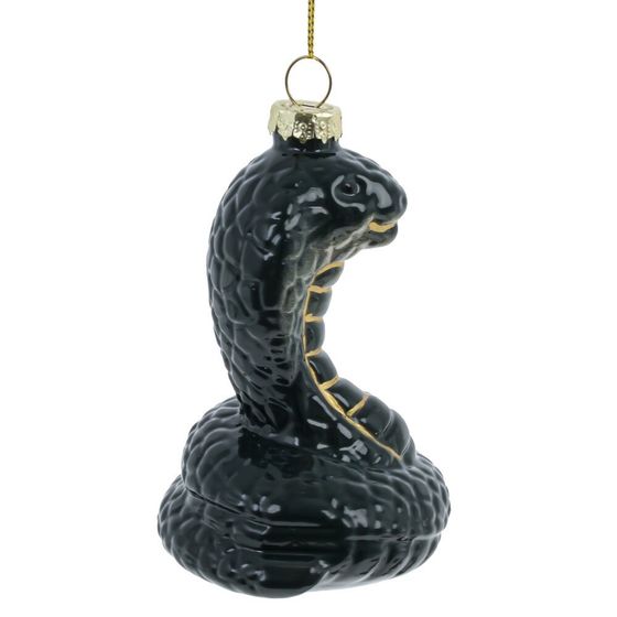 Украшение новогоднее &quot;Змея&quot;, L7 W6 H12 см, 4в.