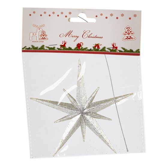 Украшение новогоднее &quot;Звезда&quot;, L12 W1 H11,5 см