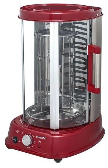 Шашлычница Oursson VR1522B/DC 1500Вт темная вишня