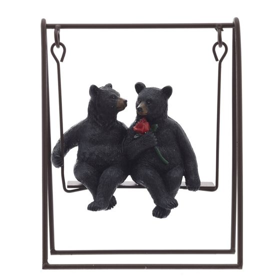 Фигурка декоративная &quot;Медведи&quot;, L14 W6,5 H18 см