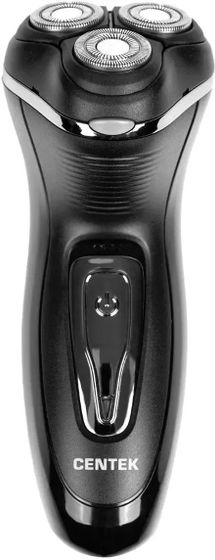 Бритва роторная Centek CT-2166 аккум./сеть черный/серебристый