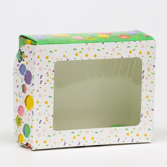 !09 Коробка складная (набор 5 штук) &quot;Happy Birthday&quot;, 10 х 8 х 3,5 см.