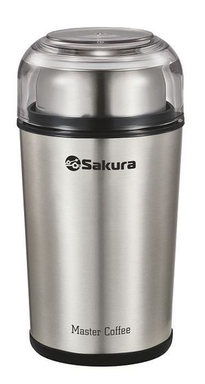 Кофемолка Sakura SA-6173S 250Вт серебристый