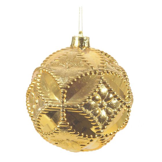 Набор из 2шт Украшение новогоднее Шар &quot;Карнавальный дуэт&quot;, D 10 см, L20 W10 H10 см