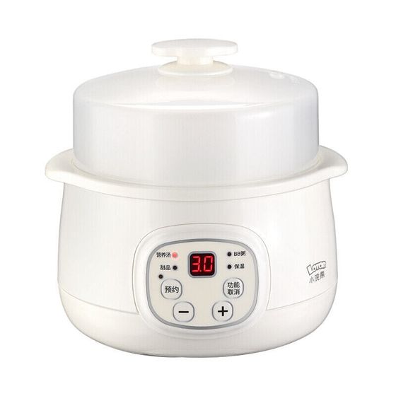 LOTOR Electric Stew Pot 1L Capacity Automatic Keep Warm