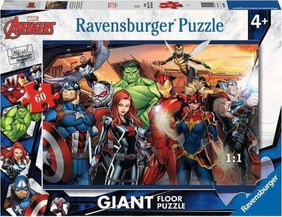 Ravensburger Puzzle 24 шт. напольные Мстители Гигант 030941 Ravensburger