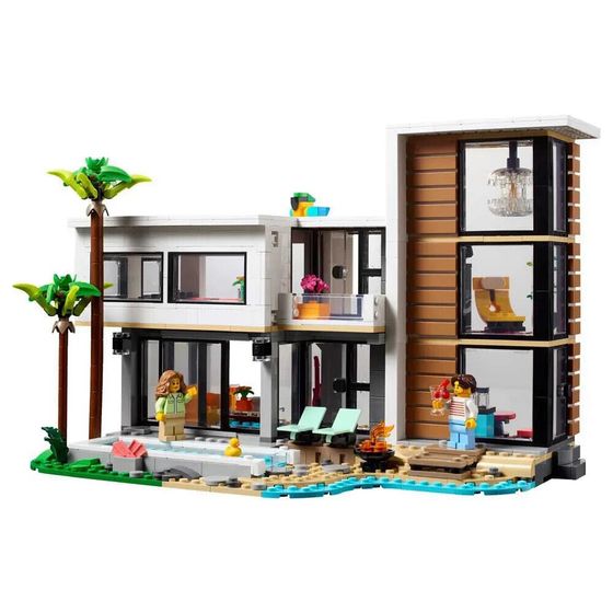 LEGO Modern house Construction Game