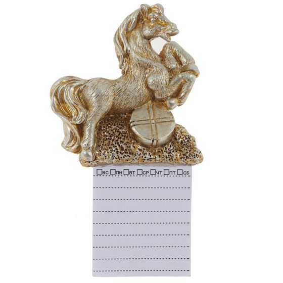 Магнит &quot;Лошадка&quot; с блокнотом, L7 W1,5 H12 см, 2в.