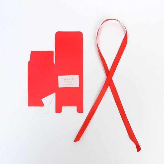 !09 Коробка подарочная (набор 3 штуки) «От сердца», 5,5 х 5,5 х 5,5 см.