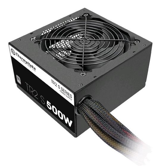 Блок питания 500W ATX Thermaltake TR2 S 80+ (24+4+4pin) APFC 120mm fan 5xSATA RTL