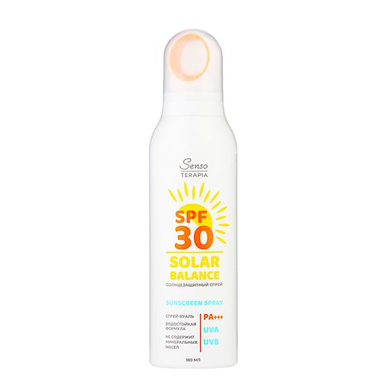 Спрей солнцезащитный SENSOTERAPIA SPF 30, 180 мл