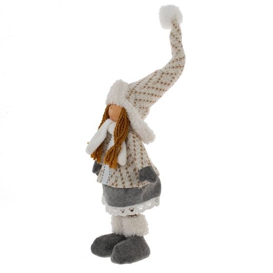 Игрушка набивная &quot;Девочка&quot;, L12 W10 H49/29 см