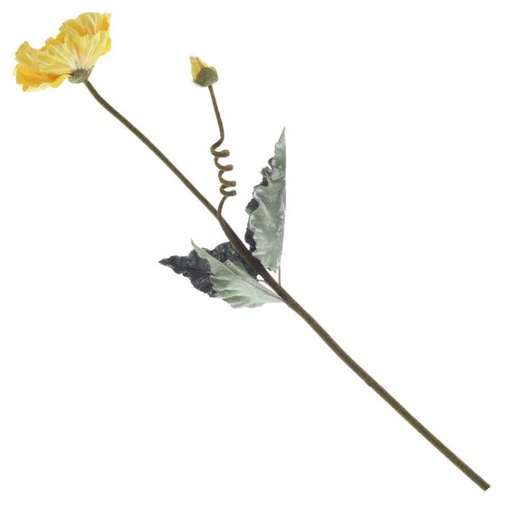 Цветок искусственный "Мак", L19 W15 H91 см