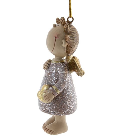 Изделие декоративное подвесное &quot;Ангел&quot;, L6 W3,5 H10,5 см, 2в.
