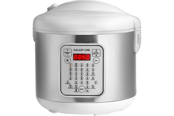 Мультиварка Galaxy Line GL2646 5л 1200Вт белый/серебристый
