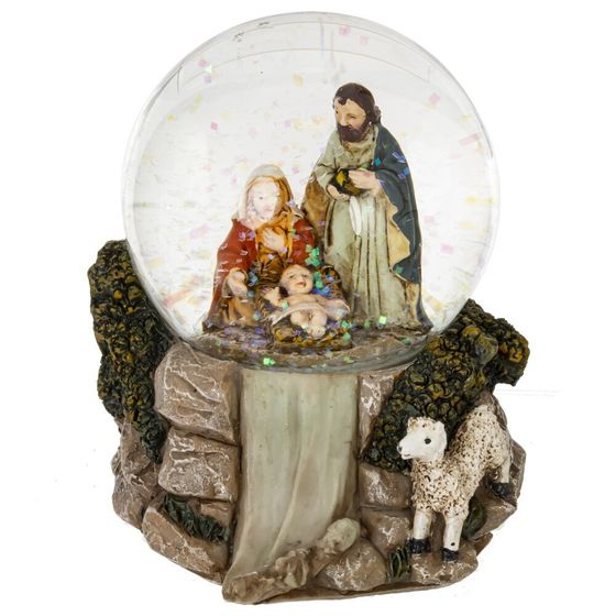 Фигурка декоративная &quot;Рождество&quot; в стекл шаре, L9 W8 H8,5 см, 2в.