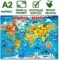 !09 Плакат "Карта мира" для детей А2