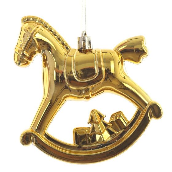 Набор из 2шт, Украшение новогоднее &quot;Лошадка&quot;, L11 W5 H10 см