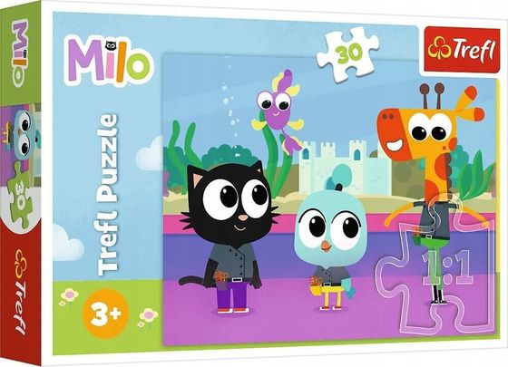 Trefl Puzzle 30 деталей Кот Майло