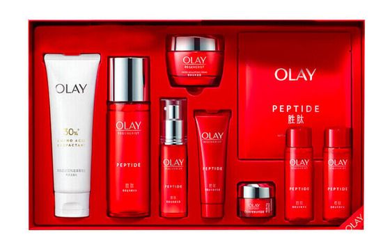 OLAY Red Bottle Skincare Sets Tightening Moisturizing And Hydrating Oil Control Set Of 10