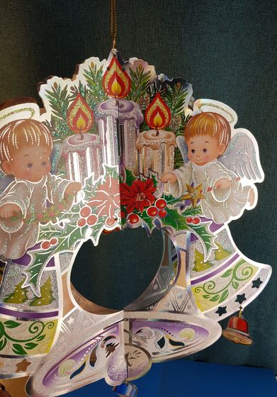 !Елочное украшение "Колокола" 36 см.