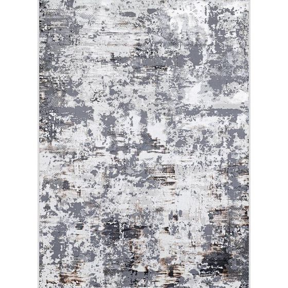 Ковёр прямоугольный Roma 37896A, размер 250x400 см, цвет grey fls / beige fls