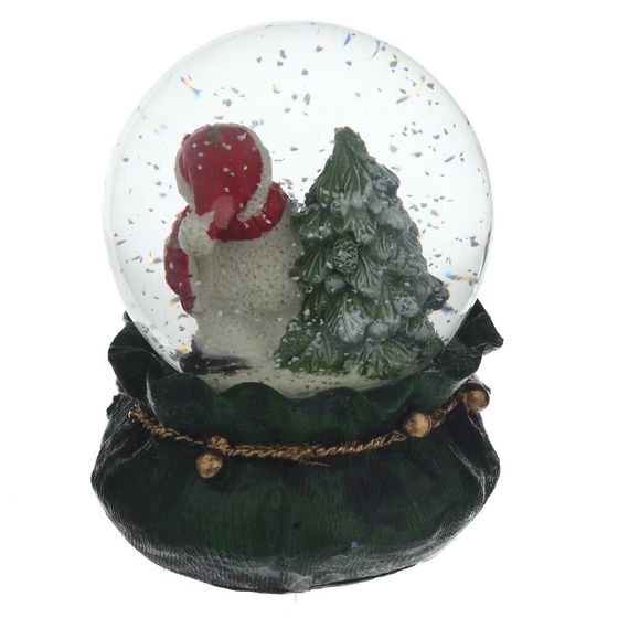 Фигурка декоративная &quot;Снеговик&quot; в стекл шаре, L6 W6 H8,5 см, 2в.