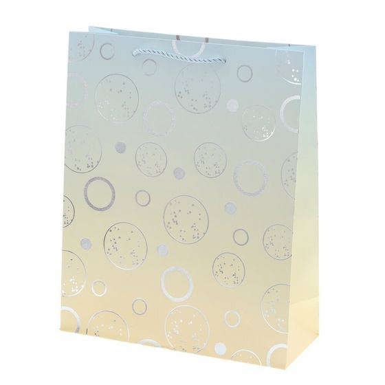 Пакет подарочный (бумага 210г/м2, блок микс 12шт), L26 W10 H32 см, 4в.