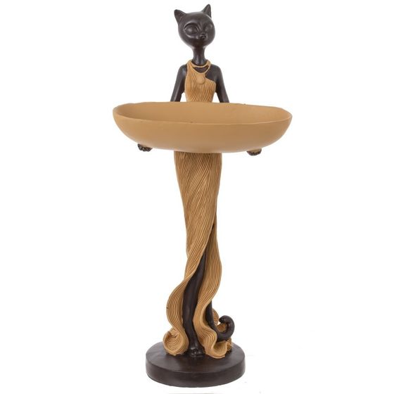 Фигурка декоративная &quot;Кошка&quot;, Д16,5 Ш15 В36,5 см