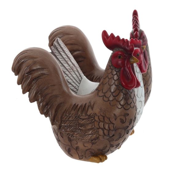 Фигурка декоративная &quot;Курица с петухами&quot;, L22 W15 H15 см