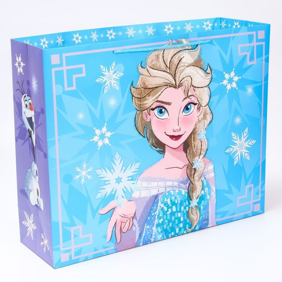 !09 Пакет подарочный, 50х40х15 см, упаковка, Холодное сердце