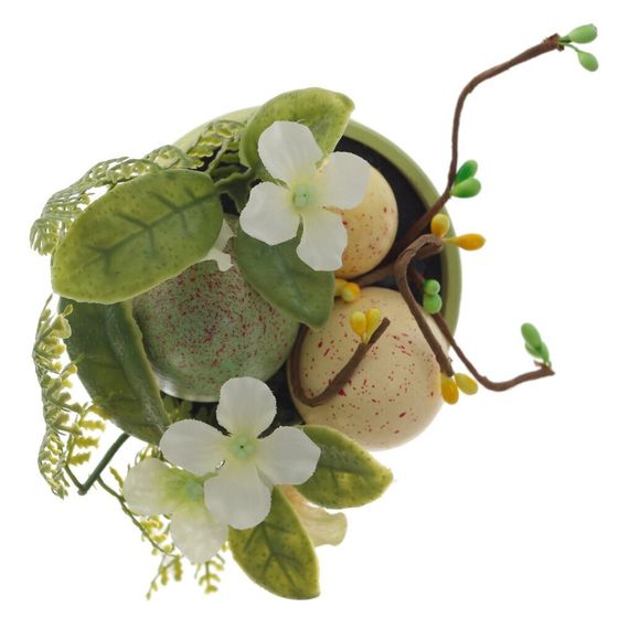 Цветочная композиция &quot;Пасхальная&quot;, L10 W10 H13 см, 2в.