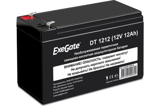 Батарея для ИБП ExeGate DT 1212 12В 12Ач (ES255176RUS)