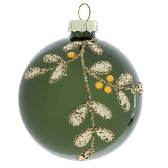 Набор из 12шт Украшение новогоднее &quot;Шар&quot;, D 8 см, L35 W25 H8,5 см