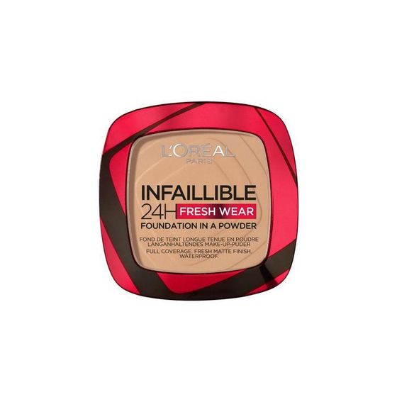 Пудра для лица L&#39;Oreal Infallible 24H Fresh Wear, тон 140 Golden Beige, 9 г