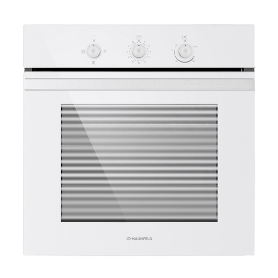 Духовка газовая Maunfeld MGOG.673W Белый