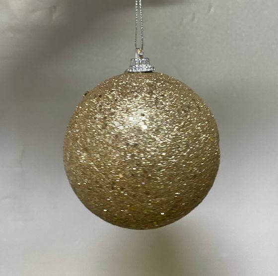 !Елочное украшение 3 штуки шар &quot;CLASSIC GOLD&quot; 8 см.