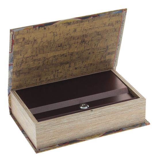 Шкатулка-книга с замком, Д18 Ш7 В27 см