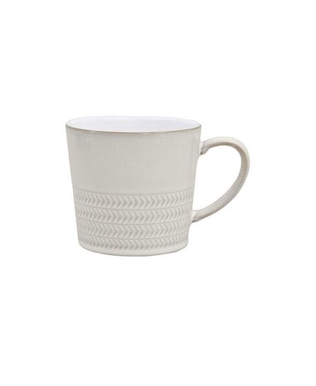 Natural Canvas Textured Large Mug