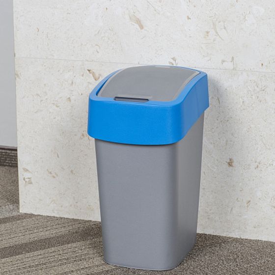 Контейнер для мусора FLIP BIN 9л голубой