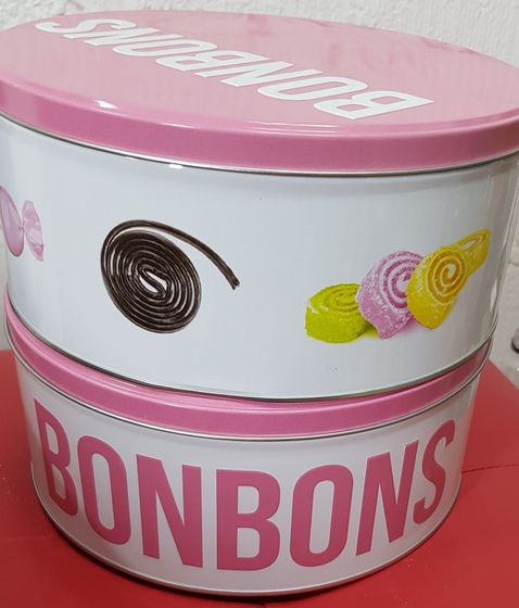 !09 Банка для хранения размер XL (26 см.) Франция цвет розовый