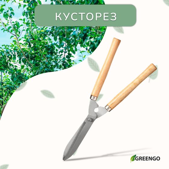 Кусторез, 19&quot; (48 см), с деревянными ручками, Greengo