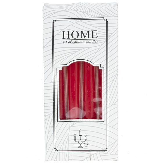Набор из 4-х свечей, D 2 см, L10 W2,5 H21,5 см
