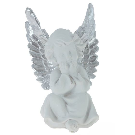 Фигурка декоративная "Ангел", L9,5 W9,5 H14,5 см, 2в.