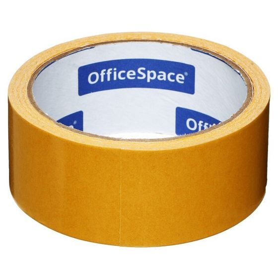 Клейкая лента двусторонняя 38 мм х 10м OfficeSpace, полипропилен