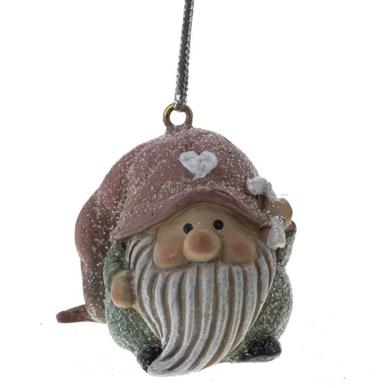 Украшение декоративное подвесное&quot;Гном&quot;, L4 W3 H4 см, 2в.