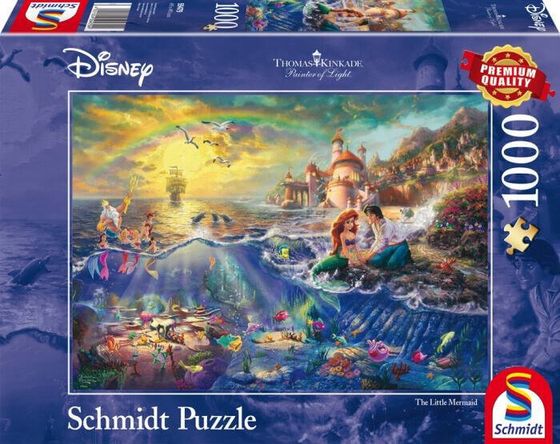 Schmidt Spiele Puzzle Thomas Kinkade: Mała syrenka Ariel (59479)