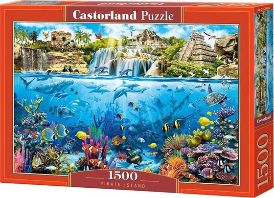 Castorland Puzzle 1500 Wyspa Piratów CASTOR