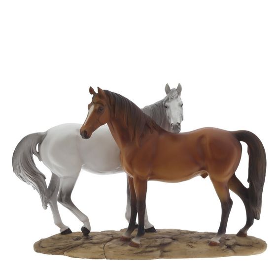 Фигурка декоративная &quot;Лошади&quot;, L29 W12 H19 см
