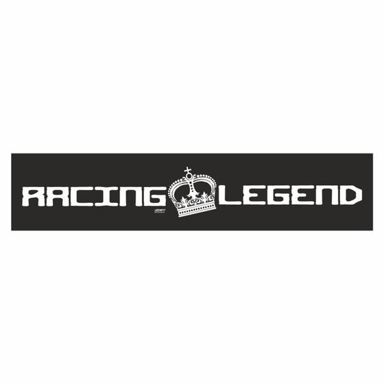 Полоса на лобовое стекло &quot;RACING LEGEND&quot;, черная, 1220 х 270 мм